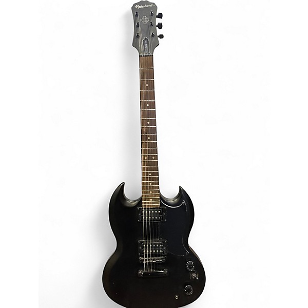 Used Epiphone Gothic SG Black Solid Body Electric Guitar