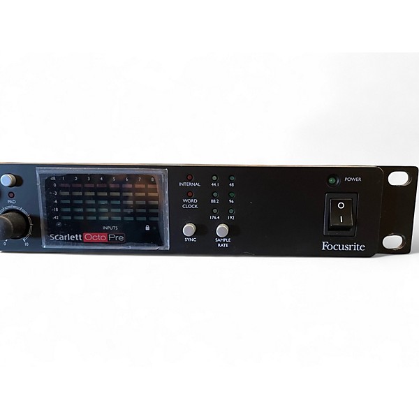 Used Focusrite scralett octo pre Audio Interface