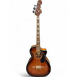 Used Fender California Kingman Shaded Edge Burst Acoustic Bass Guitar