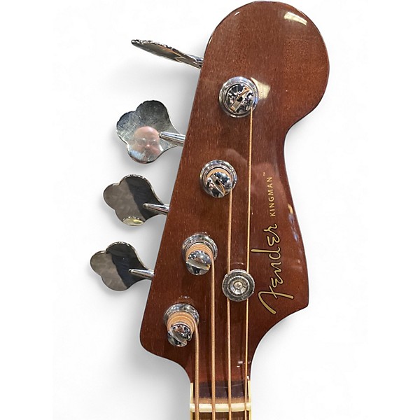 Used Fender California Kingman Shaded Edge Burst Acoustic Bass Guitar