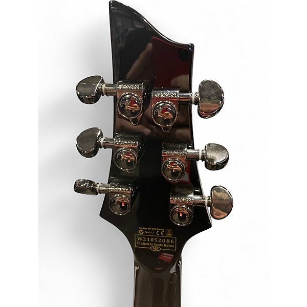 Used Schecter Guitar Research Hellraiser C1 FR S Gloss Black Solid Body Electric Guitar