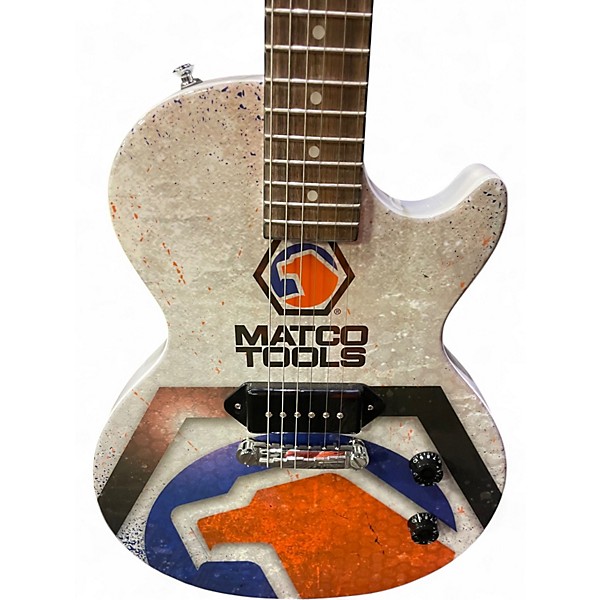 Used Epiphone Les Paul Junior Matco Tool Edition White Matco Tools Edition White Solid Body Electric Guitar