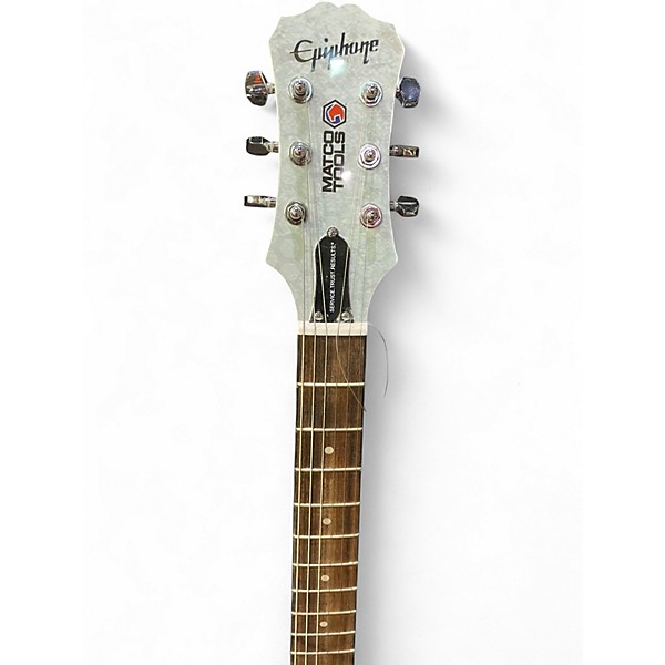 Used Epiphone Les Paul Junior Matco Tool Edition White Matco Tools Edition White Solid Body Electric Guitar