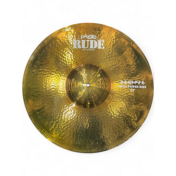 Used Paiste 24in Rude Mega Power Ride Cymbal