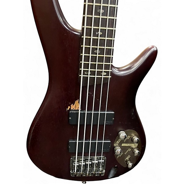 Used Ibanez SR505 5 String WALNUT Electric Bass Guitar