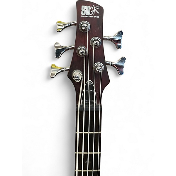 Used Ibanez SR505 5 String WALNUT Electric Bass Guitar