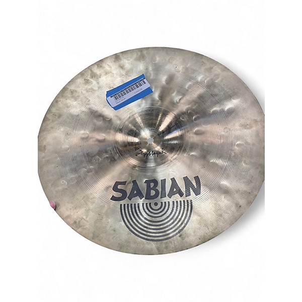 Used SABIAN 16in JOJO MAYER SIGNATURE FIERCE CRASH Cymbal