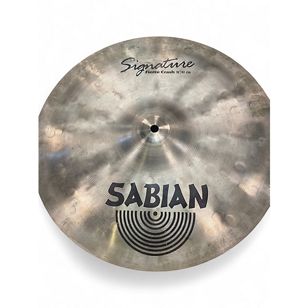 Used SABIAN 16in JOJO MAYER SIGNATURE FIERCE CRASH Cymbal
