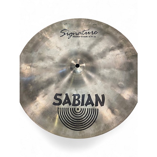 Used SABIAN 16in JOJO MAYER SIGNATURE FIERCE CRASH Cymbal