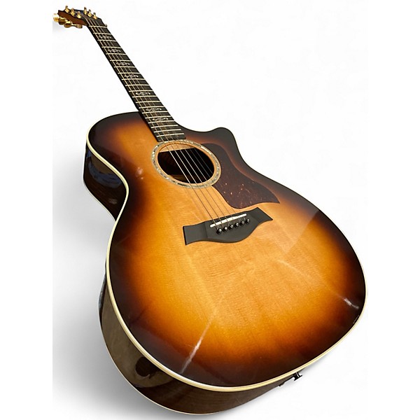 Used Taylor 414CE CUSTOM V-CLASS 2 Color Sunburst Acoustic Electric Guitar