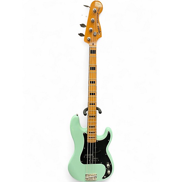 Used Squier Classic Vibe 1970S Precision Bass Seafoam Green Electric Bass Guitar