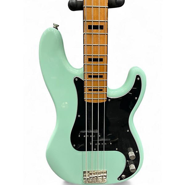 Used Squier Classic Vibe 1970S Precision Bass Seafoam Green Electric Bass Guitar