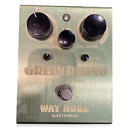 Used Way Huge Electronics WHE202 Green Rhino Overdrive Effect Pedal