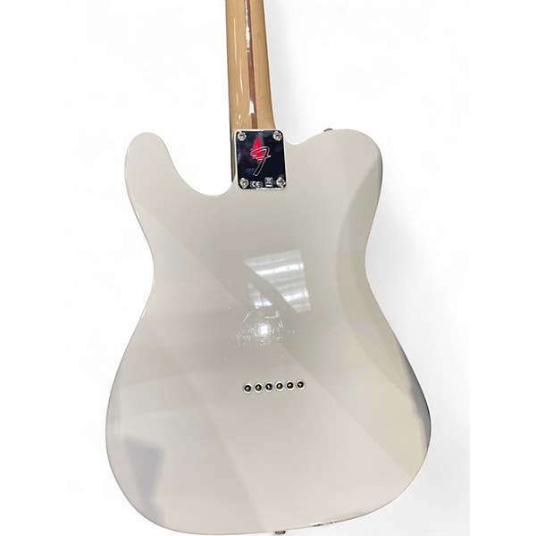 Used 2014 Fender Chris Shiflett Telecaster Deluxe Arctic White Solid Body Electric Guitar