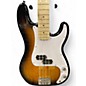 Used Squier Precision Bass 2 Color Sunburst Electric Bass Guitar