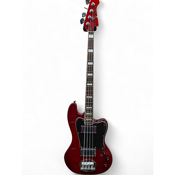 Used Lakland SKYLINE DECADE Red Electric Bass Guitar