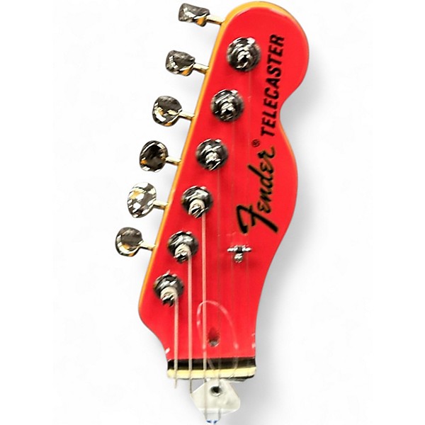 Used Fender American 2-tone Telecaster Fiesta Red and White Hollow Body Electric Guitar