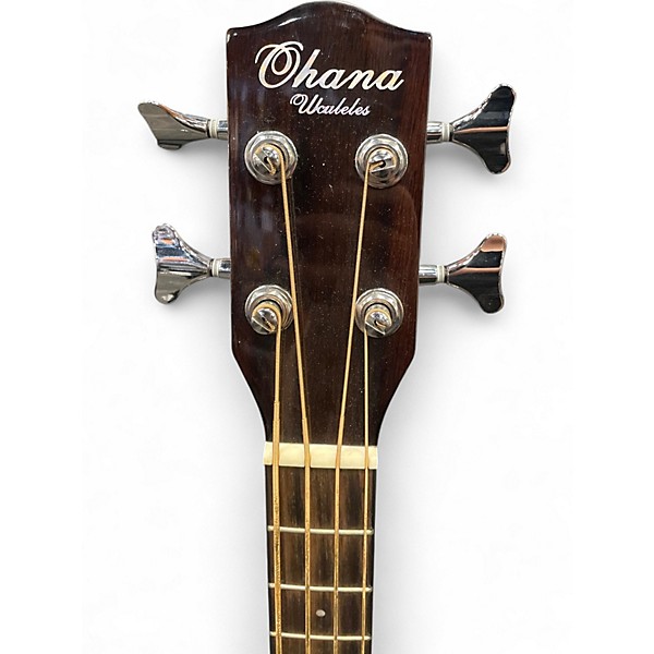 Used Ohana obu Natural Acoustic Bass Guitar