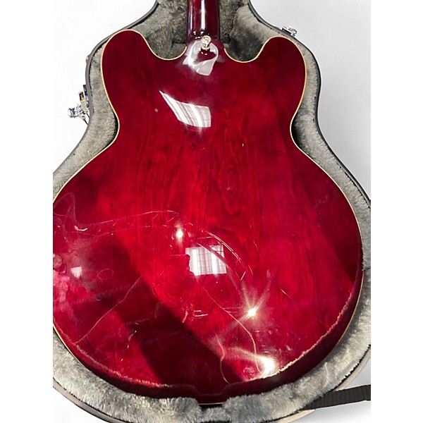 Used Epiphone noel gallagher riviera Wine Red Hollow Body Electric Guitar