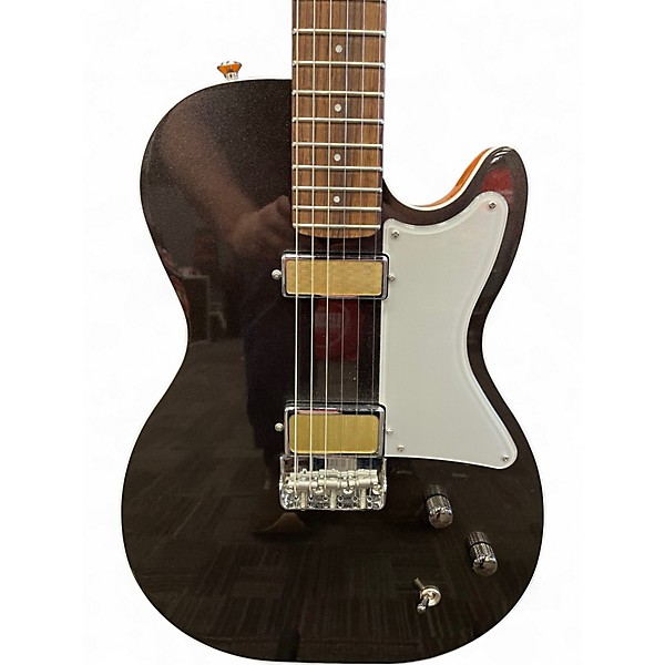 Used Harmony JUPITER THINLINE GREY SPARKLE Solid Body Electric Guitar