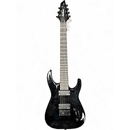 Used Jackson JS22-7 Dinky 7 String Black Solid Body Electric Guitar