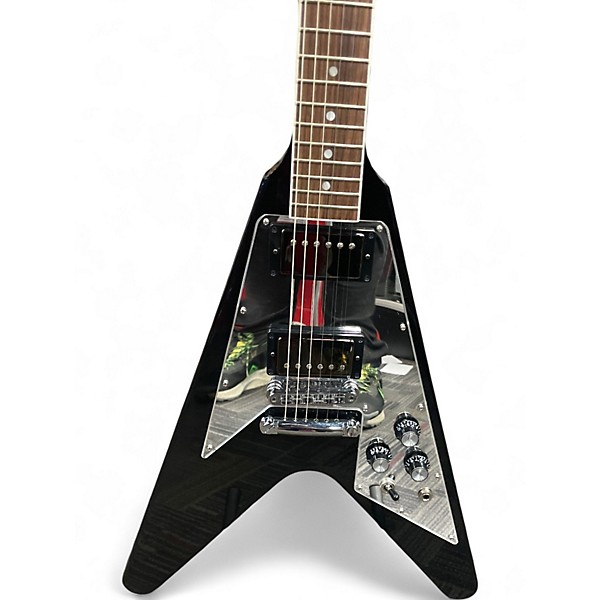 Used Gibson 70'S Flying V EBONY MIRROR Solid Body Electric Guitar