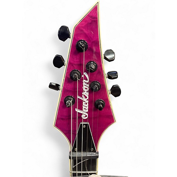 Used Jackson Pro Series Monarkh SCQ FUSIA QUILT Solid Body Electric Guitar
