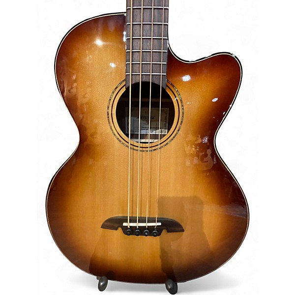 Used Alvarez AEB70CE Acoustic-Electric Bas Shadow Burst Acoustic Bass Guitar