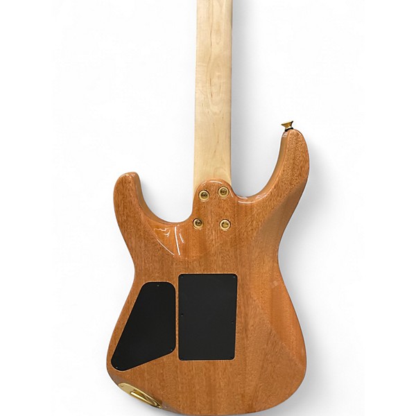 Used Charvel dk24 hh fr dark amber Solid Body Electric Guitar