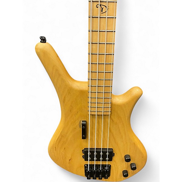 Used Dean Sledgehammer Natural Electric Bass Guitar