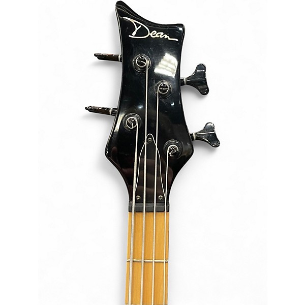 Used Dean Sledgehammer Natural Electric Bass Guitar