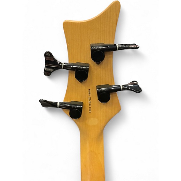 Used Dean Sledgehammer Natural Electric Bass Guitar