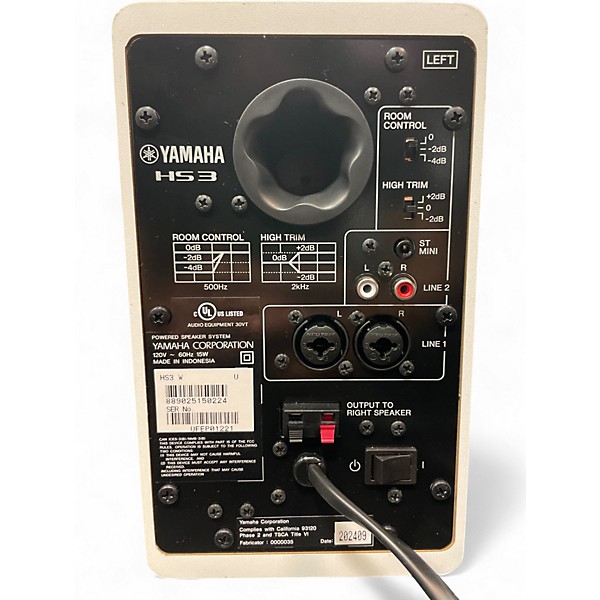 Used Yamaha HS3 Pair Powered Monitor