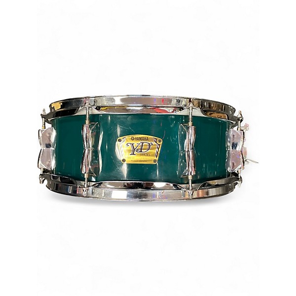 Used Yamaha 5 Piece YD 5 Piece Green Drum Kit Green Drum Kit