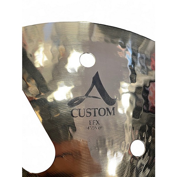 Used Zildjian 14in A Custom EFX Crash Cymbal