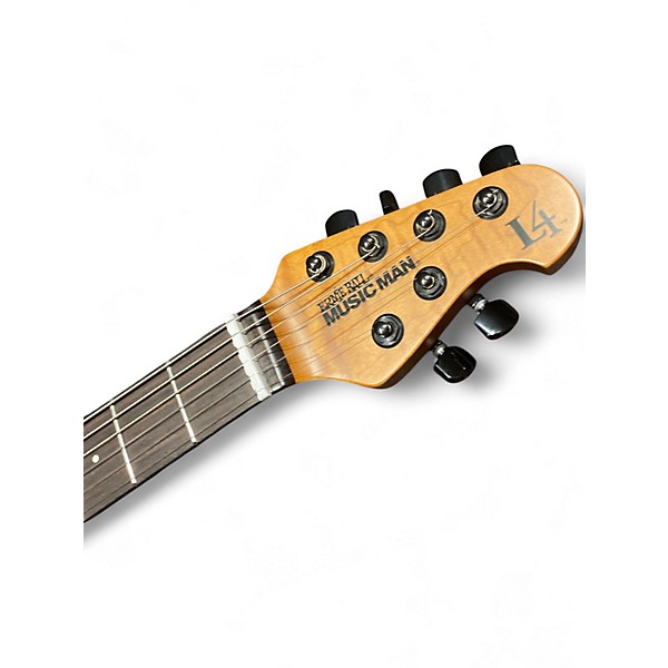 Used Ernie Ball Music Man Luke 4 SSS SCOVILLE RED Solid Body Electric Guitar