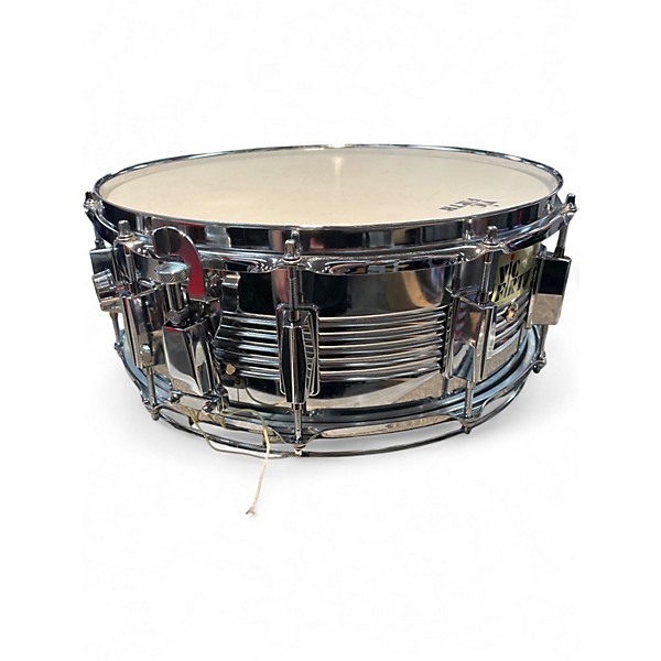 Used Vic Firth 14in 5.5X14 V6705 Snare drum Kit steel Drum Chrome Drum