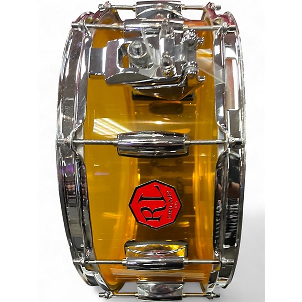 Used Rl Drums 14X5.5 ACRYLIC SNARE DRUM AMBER Drum