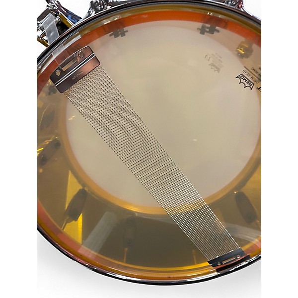 Used Rl Drums 14X5.5 ACRYLIC SNARE DRUM AMBER Drum