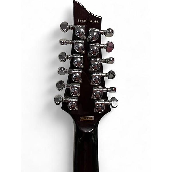 Used 2006 Schecter Guitar Research CSH-12 Black Cherry Solid Body Electric Guitar