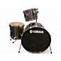 Used Yamaha 3 Piece Stage Custom Dark Silver Metallic Drum Kit thumbnail