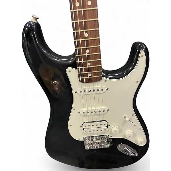 Used Fender Standard Stratocaster Black Solid Body Electric Guitar