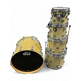 Used DW 5 Piece Collector's Series WHITE SPARKLE Drum Kit
