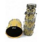 Used DW 5 Piece Collector's Series WHITE SPARKLE Drum Kit thumbnail