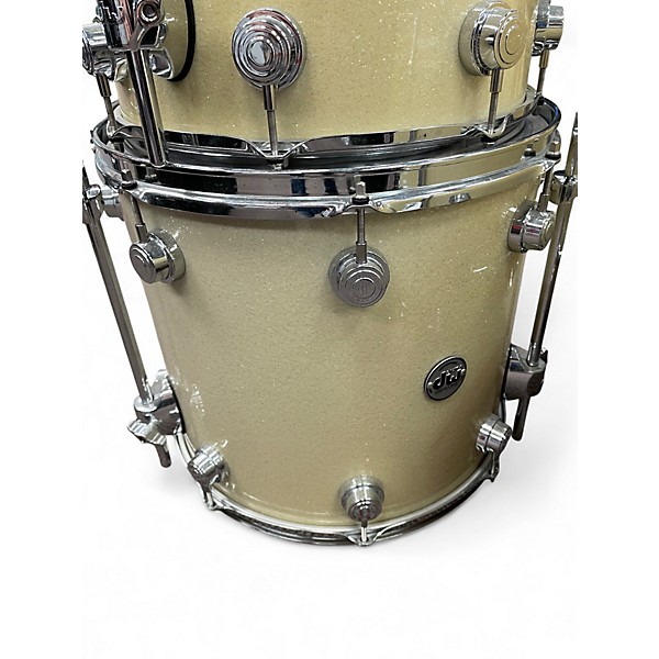 Used DW 5 Piece Collector's Series WHITE SPARKLE Drum Kit