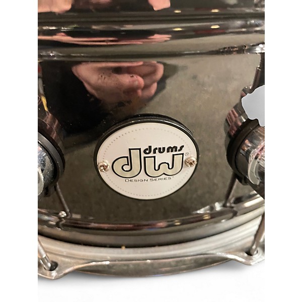 Used DW 14X6.5 Design Series Snare BLACK NICKEL Drum