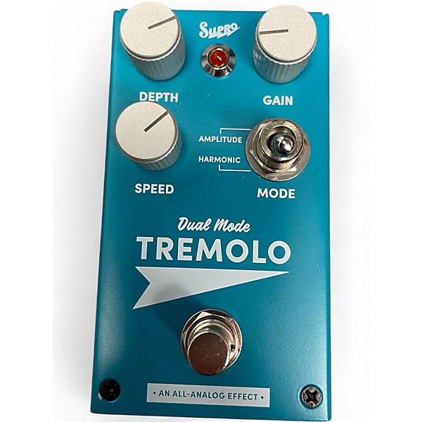 Used Supro dual mode tremolo Effect Pedal