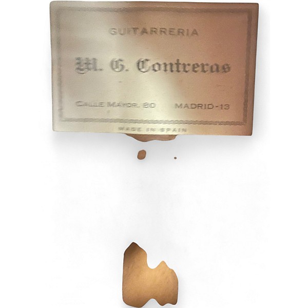 Used M.g. Contreras CLASSICAL GUITAR NATURAL Classical Acoustic Guitar