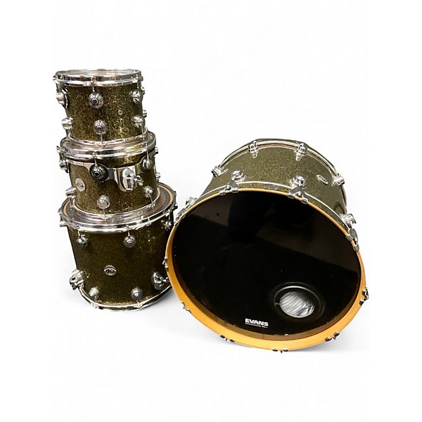 Used DW 4 Piece Collector's Series VLT Gold Drum Kit