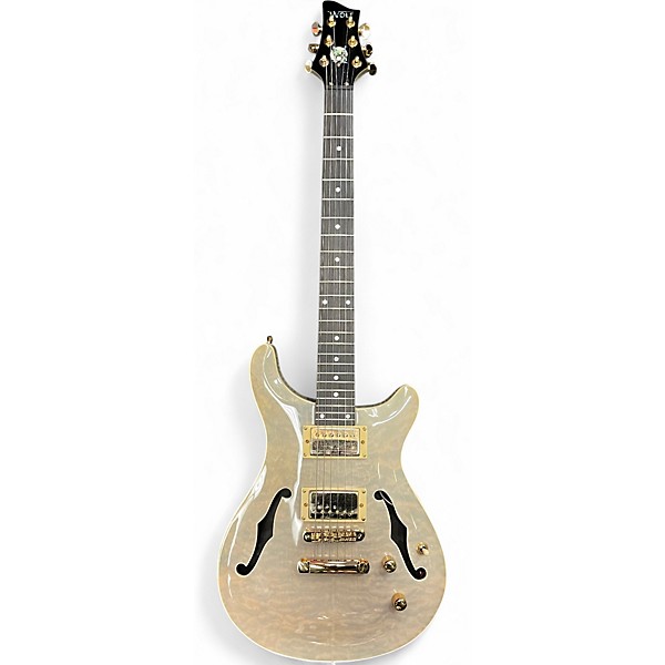 Used Wolf KLP 45 QM WHITE BURST Hollow Body Electric Guitar